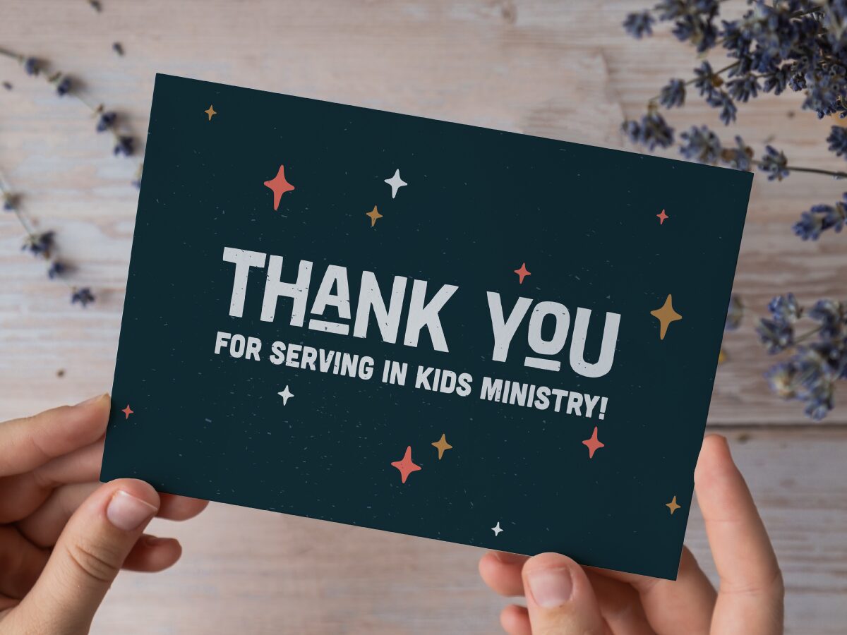 Fun Friday: Volunteer Appreciation Postcards - Kids Ministry ...